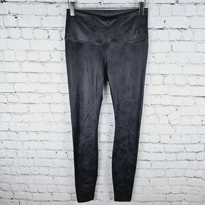 CRZ YOGA | high waist faux leather full length workout gym athletic leggings